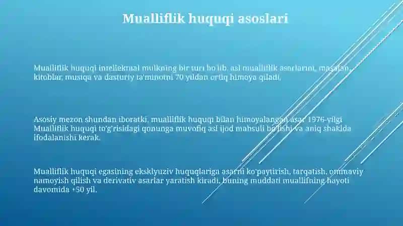 Mualliflik huquqi 3