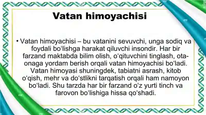 Har bir farzand Vatan himoyachisidir 3