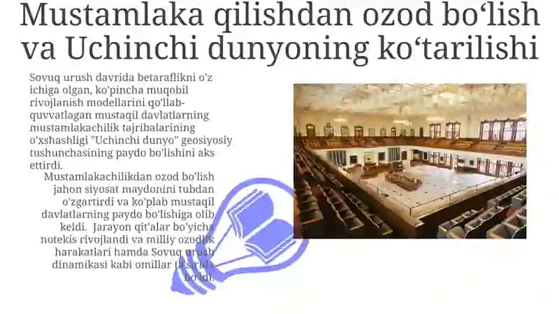 Jahon siyosiy xaritasining shakllanish bosqichlari 3