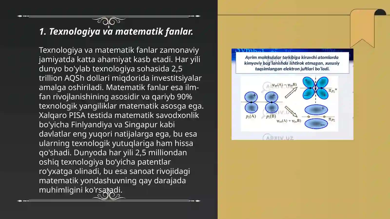 Texnologiya va Matematik Fanlar 3
