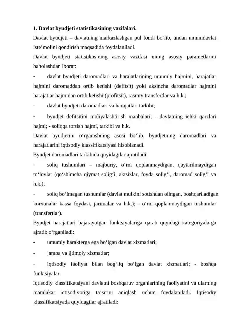 Bank statistikasining asosiy ko'rsatkichlari 3