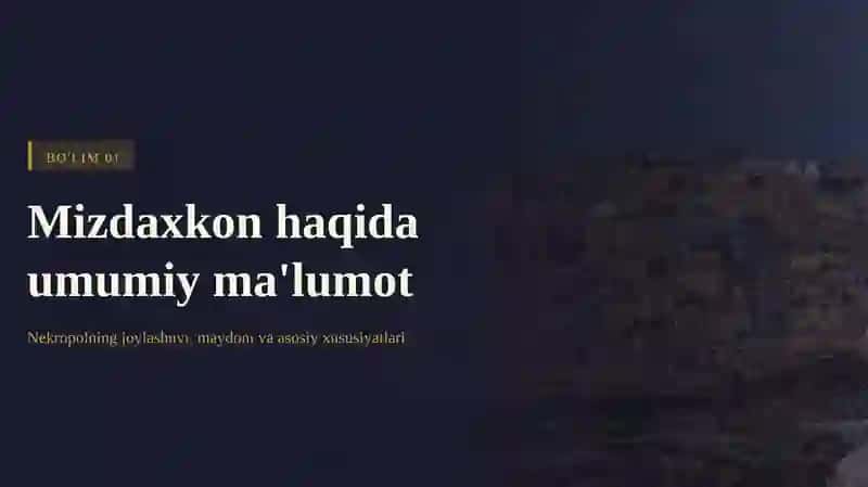 Mizdaxkon Arxeologik Majmuasi 3