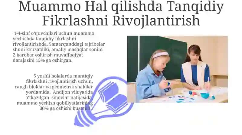 Boshlang'ich Sinflarda Muammo Yechishga O'rgatishning Bosqichlari 3