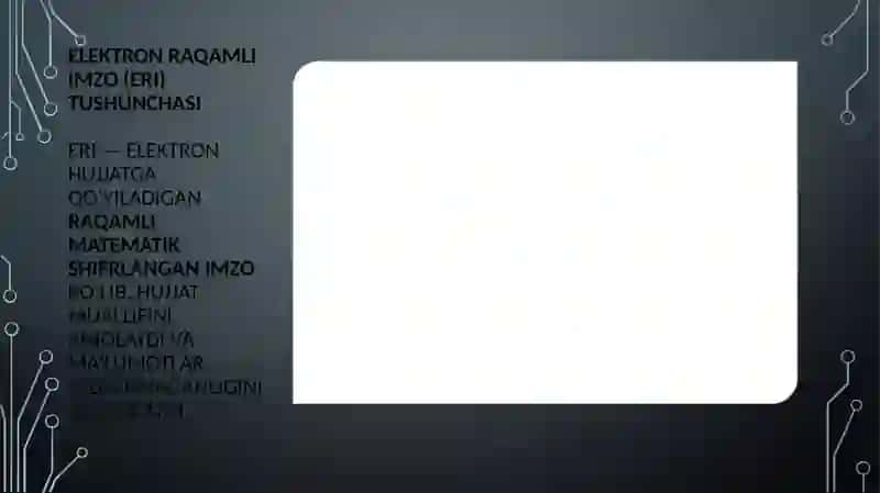 Elektronraqamliimzoningdasturiyta’minoti(ERI / EDS Software System) 3