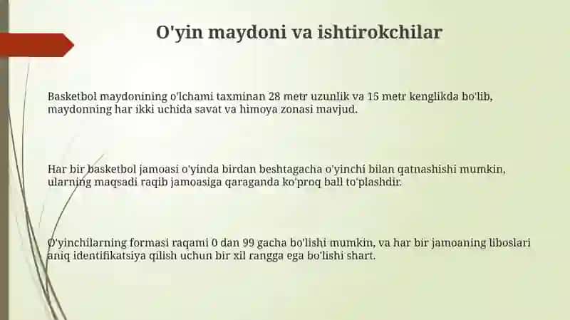 Basketbol oyin qoidalari 3