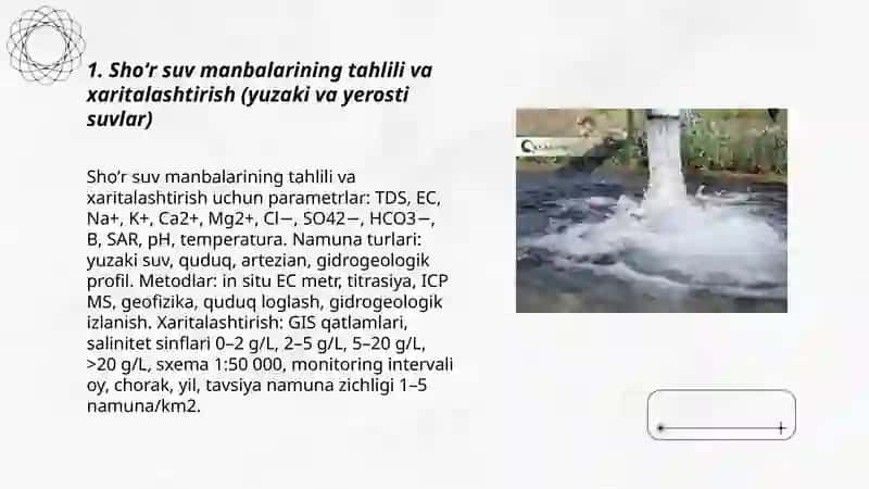 Shoʻr suvlarni chuchuklashtirish gʻoyasi 3