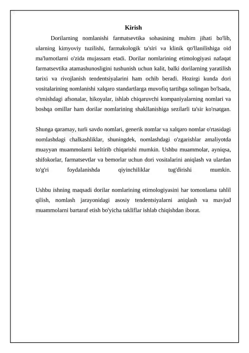 Dori nomlarining kelib chiqishi va evolyutsiyasi 3