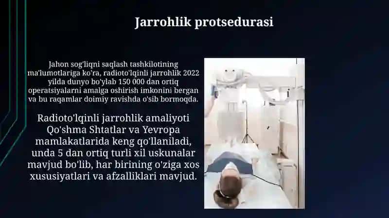 Radioto'lqinli Jarrohlik 3