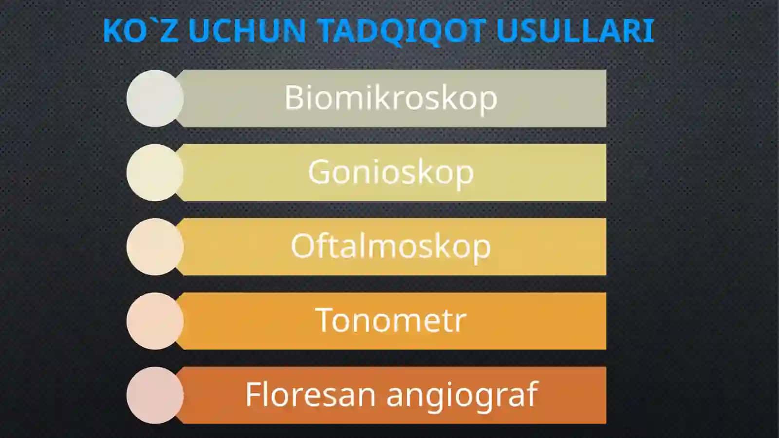 Ko’zkasalliklarida qo’llaniladigan apparatlar 3