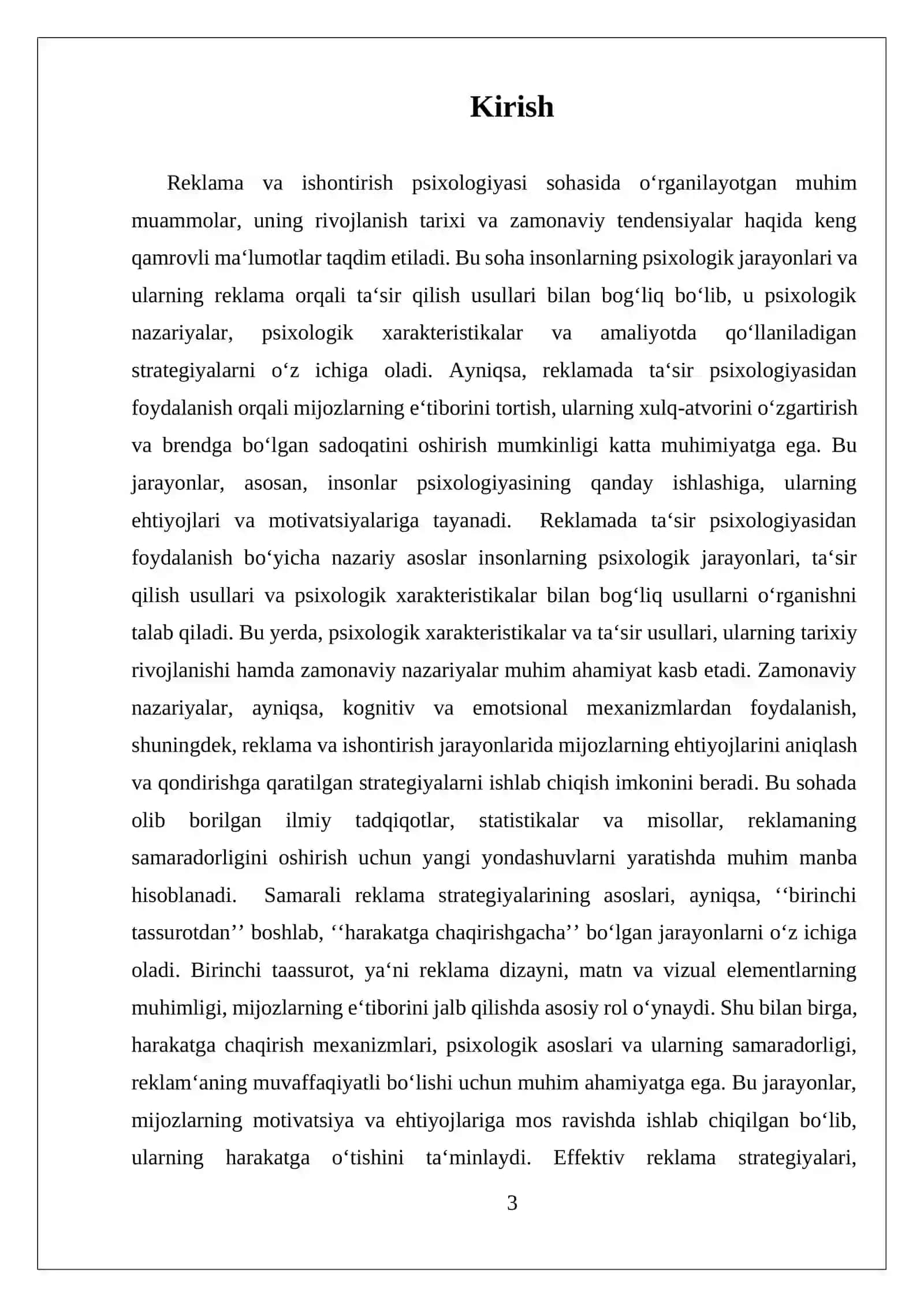 REKLAMA VA ISHONTIRISH PSIXOLOGIYASI 3