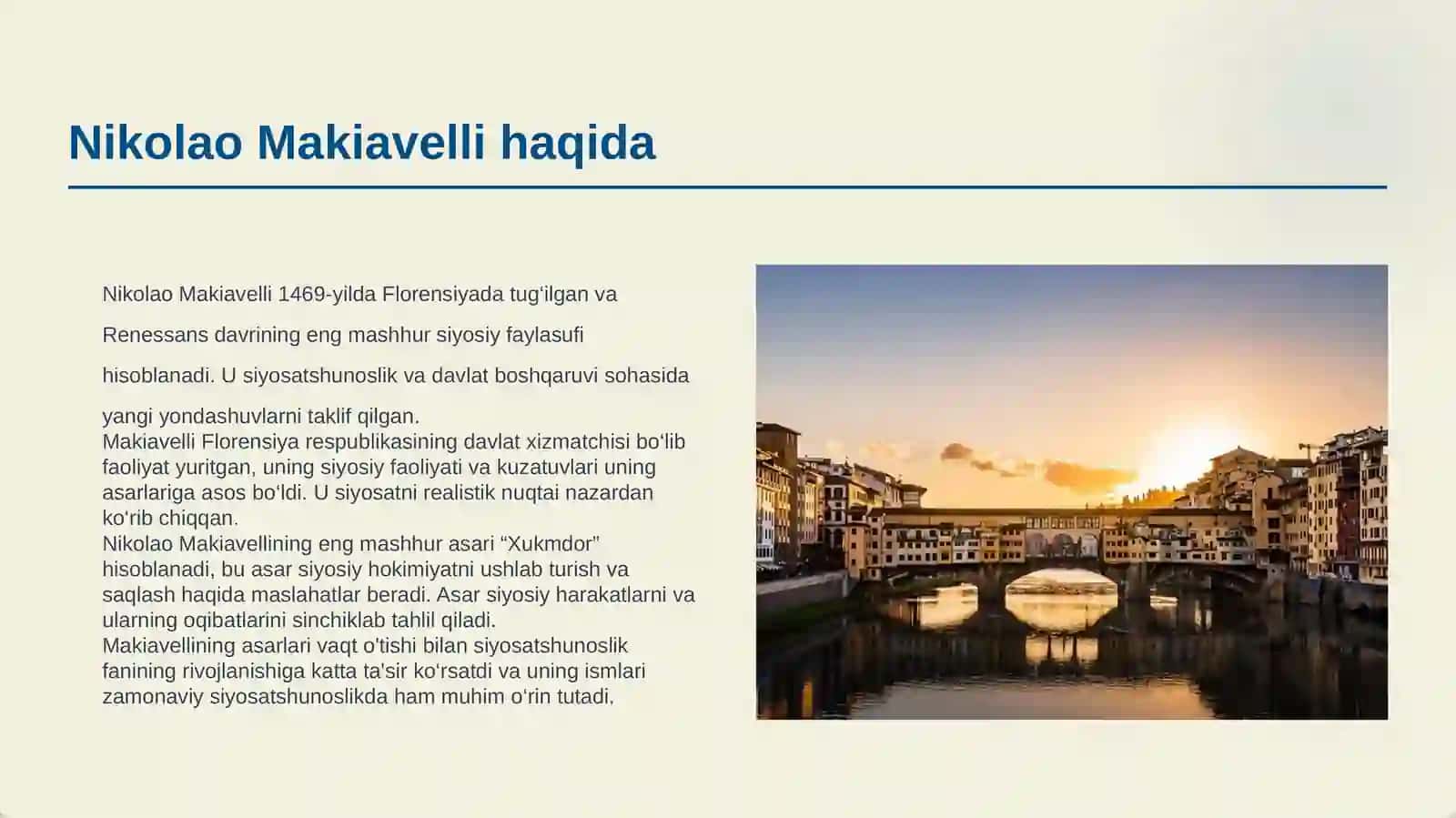 MAKIAVELLINING “XUKMDOR” ASARI 3