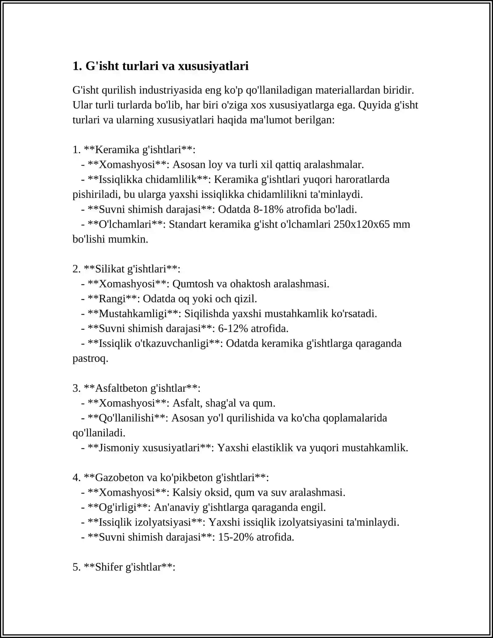 QURILISH MATERIALLARI 3