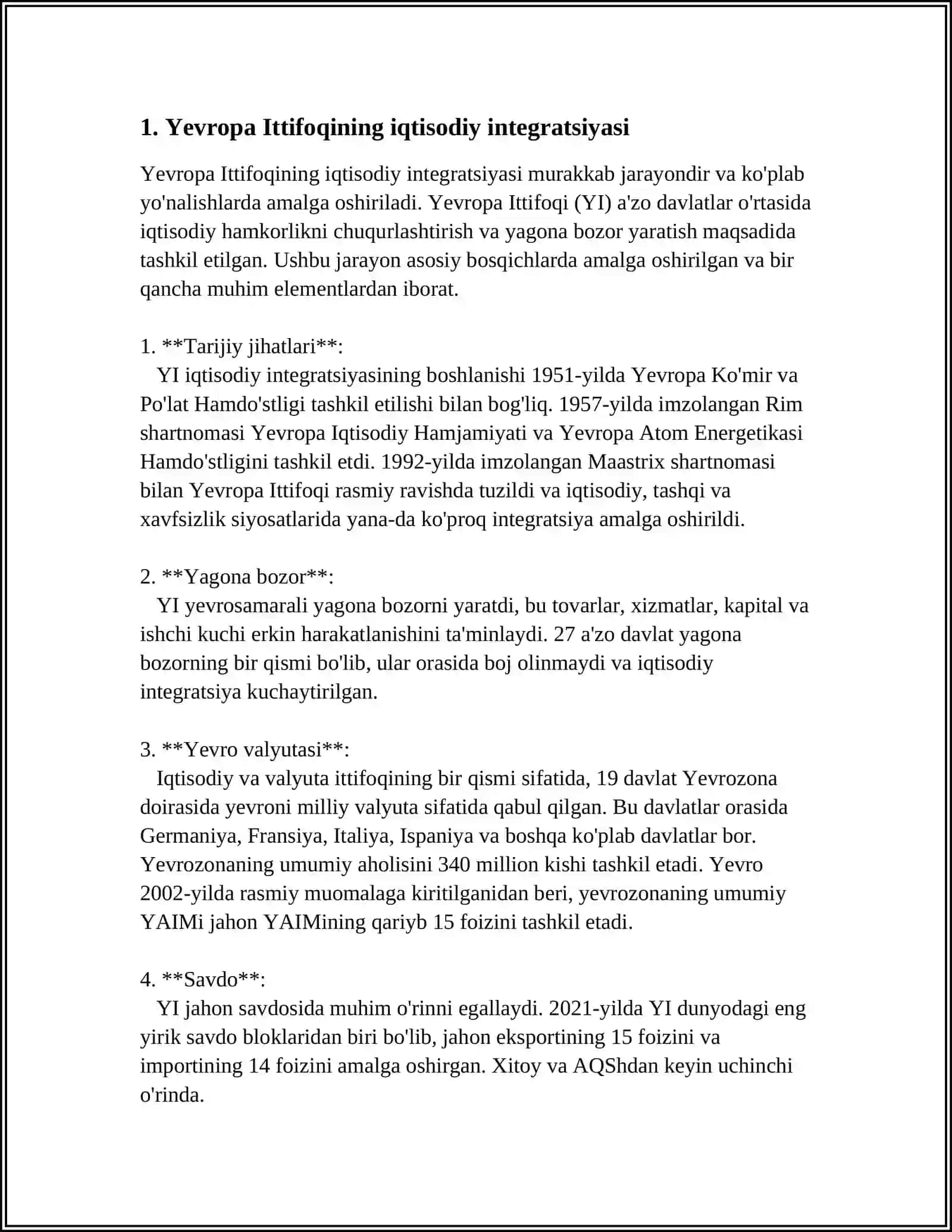 Yevropa Iqtisodiyatlari 3