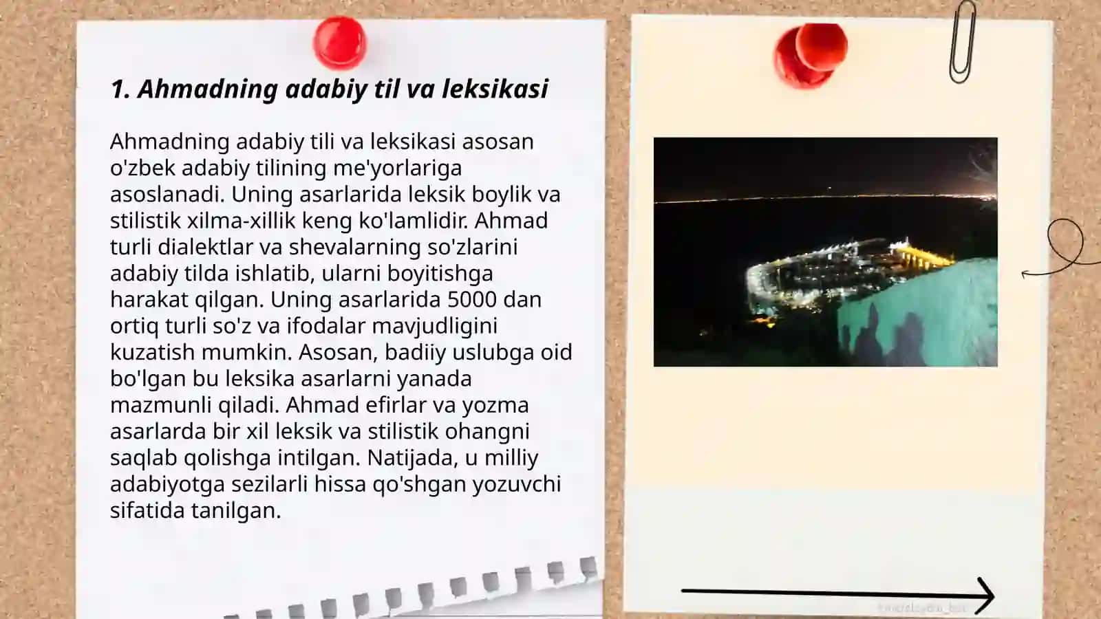 Ahmadning adabiy til va leksikasi 3