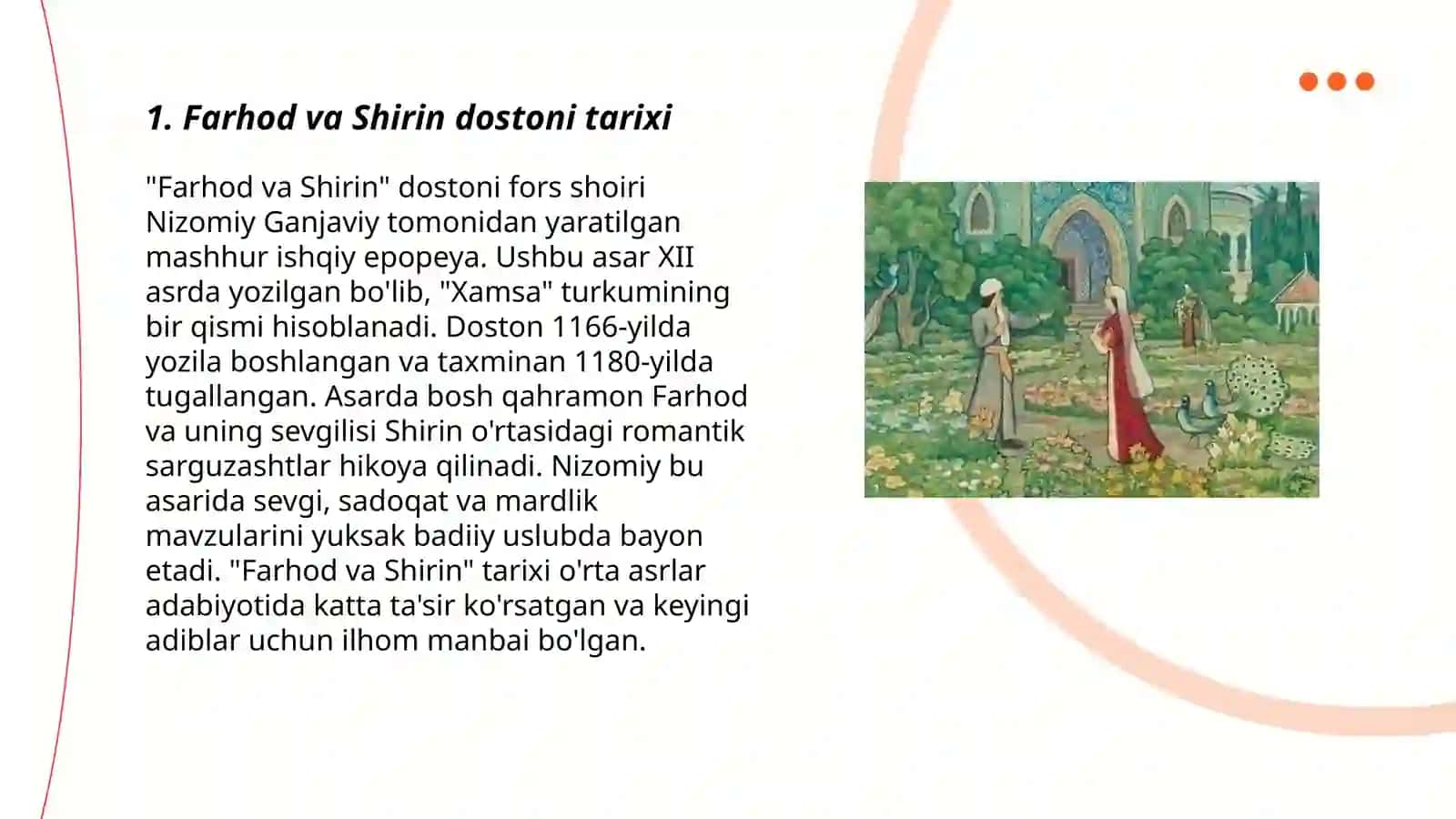Farhod va Shirin dostoni 3