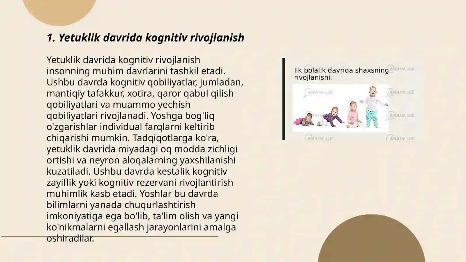 Yetuklik davrida psixik rivojlanish 3