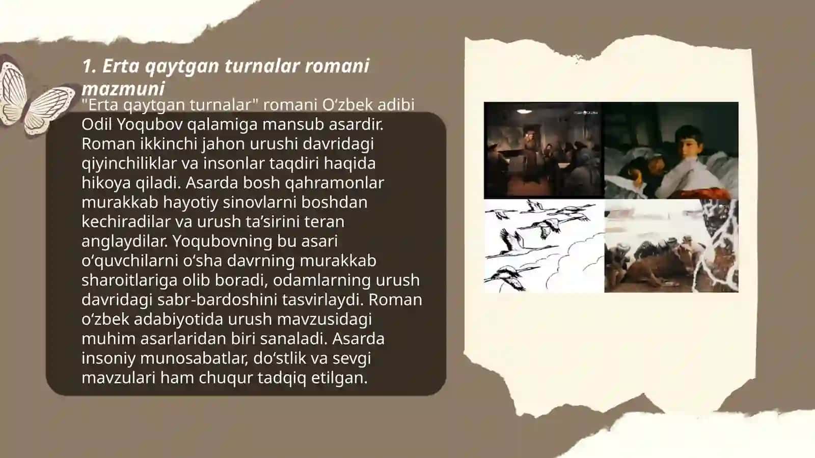 Erta qaytgan turnalar 3