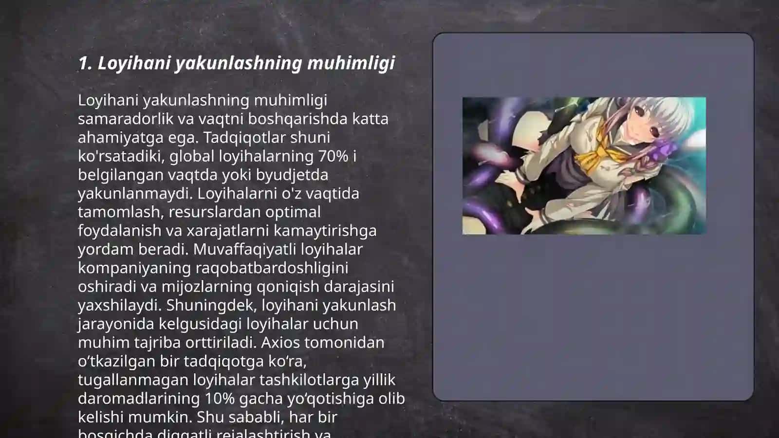 Loyihani yakunlash 3