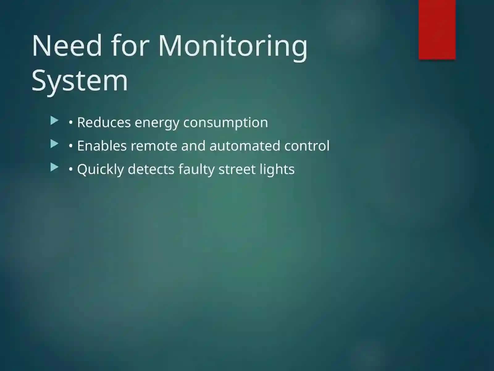 Monitoring System for Street Lights 3