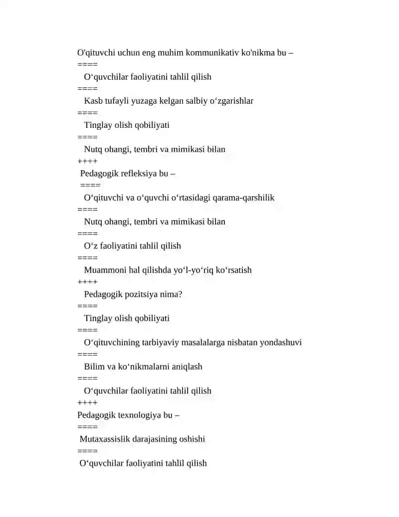 Pedagogik mahorat nima? 3