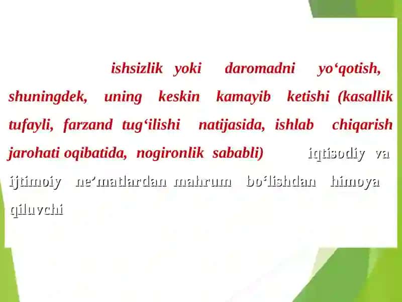 M:AHOLINI IJTIMOIY HIMOYALASH ASOSLARI 3