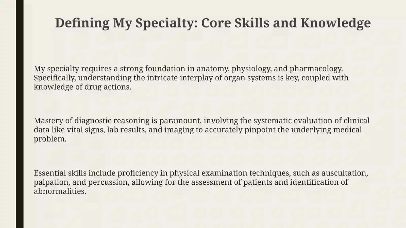 Myspecialty 3