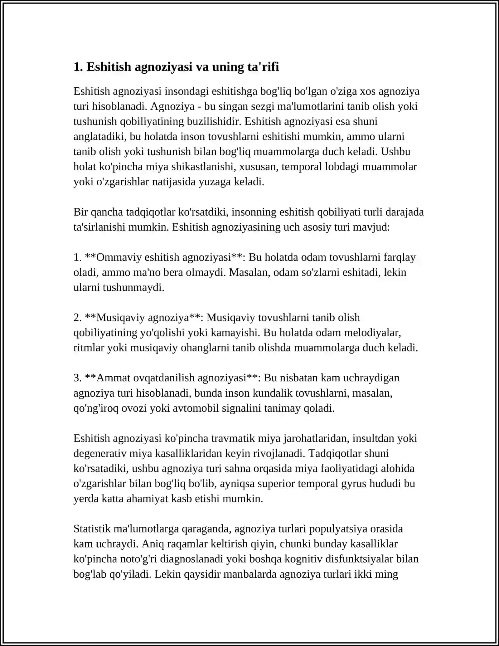 ESHITISH AGNOZIYASI 3