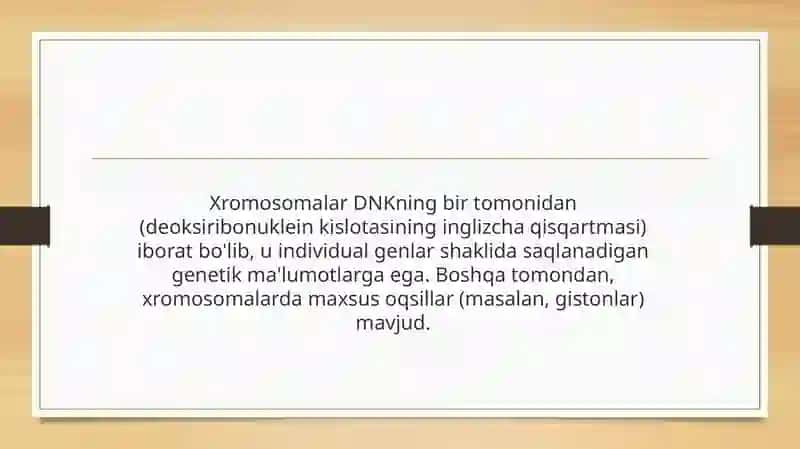 odam xiromasomalarining morfofunksional xususiyatlari 3