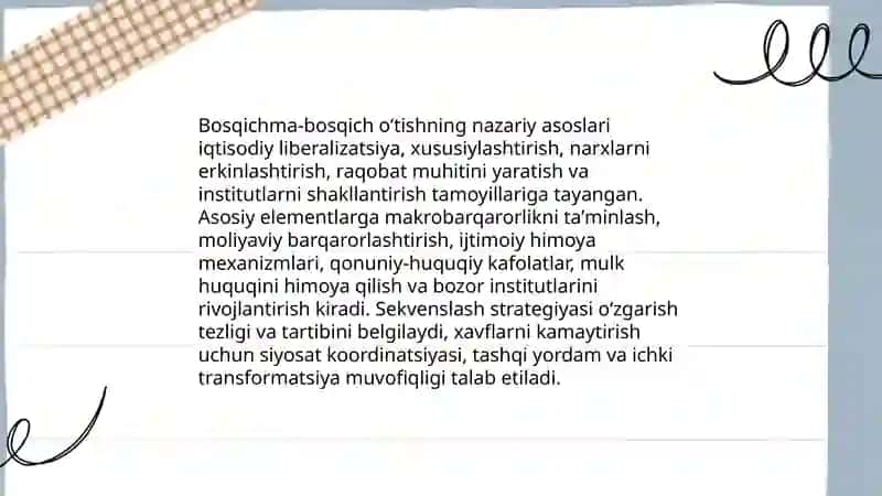 Bosqichma-bosqich oʻtish 3