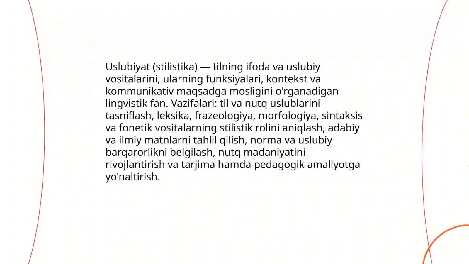 Uslubiyat haqida umumiy maʼlumot 3