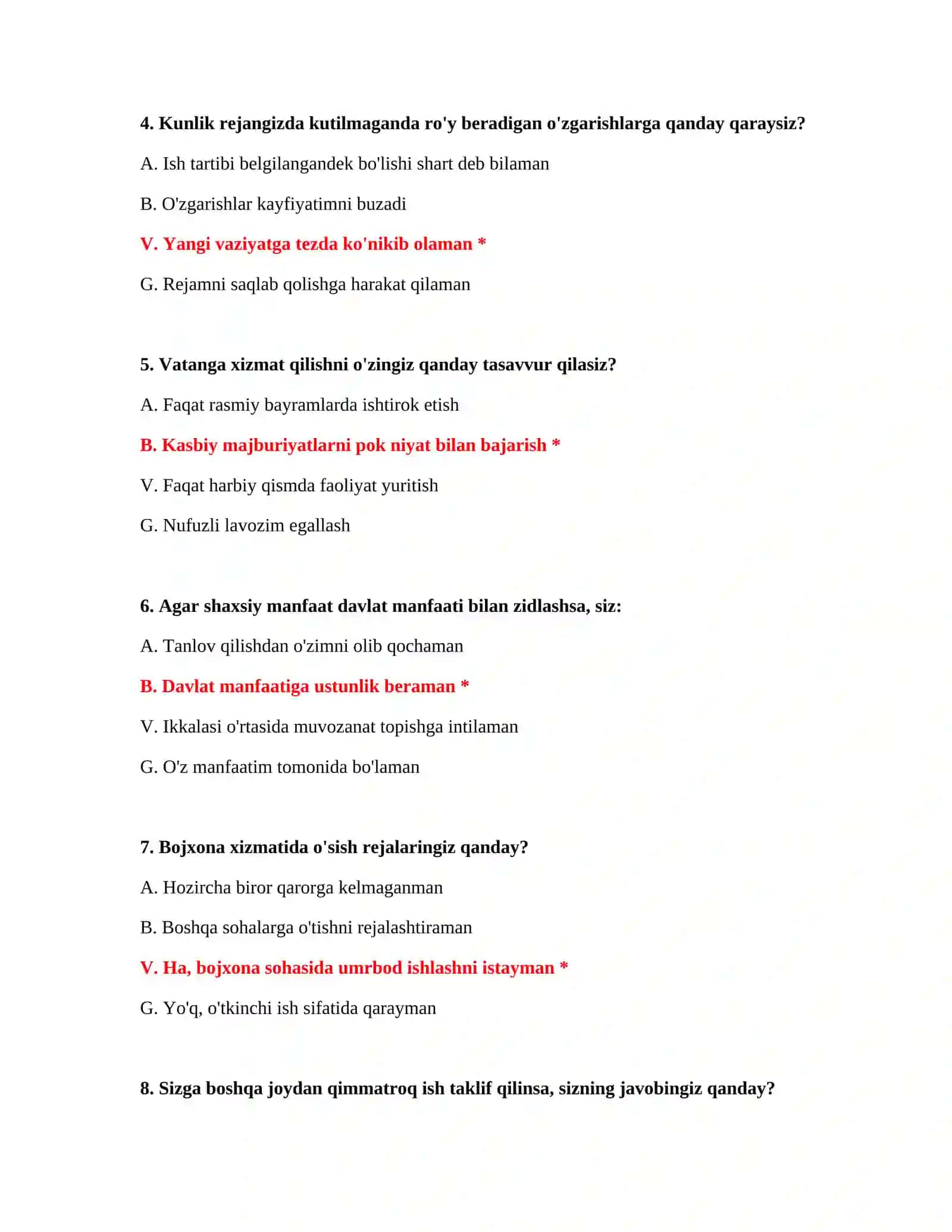 Bojxona mantiqiy test 200 ta 3