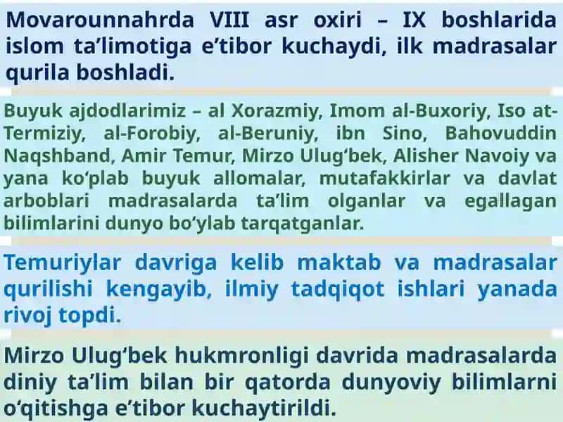 ISLOM QADRIYATLARI VA MA’RIFATINING HOZIRGI DAVRDAGI AHAMIYATI 3