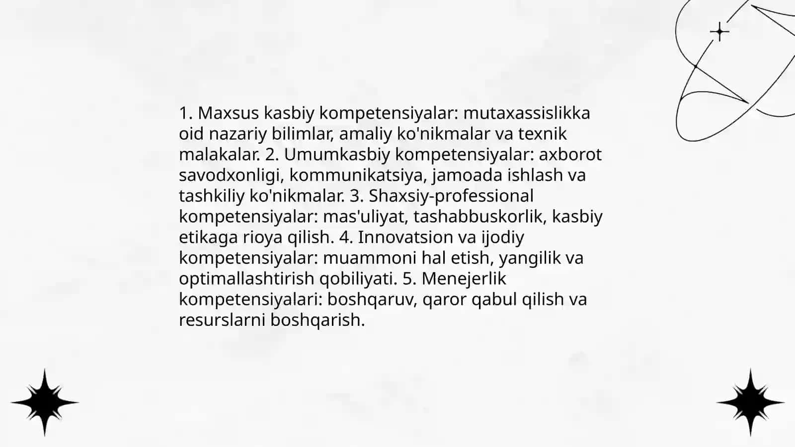 Kompetensiya turlari 3