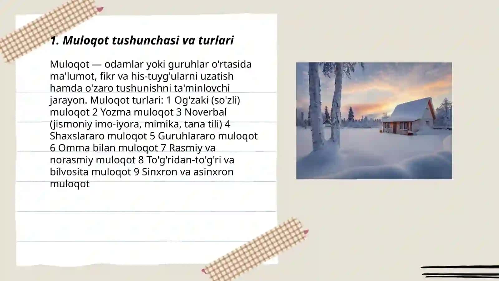 Muloqot va kommunikatsiya 3