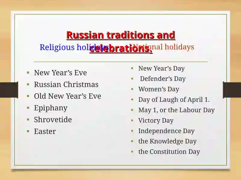Russian Festivals and Traditions 3