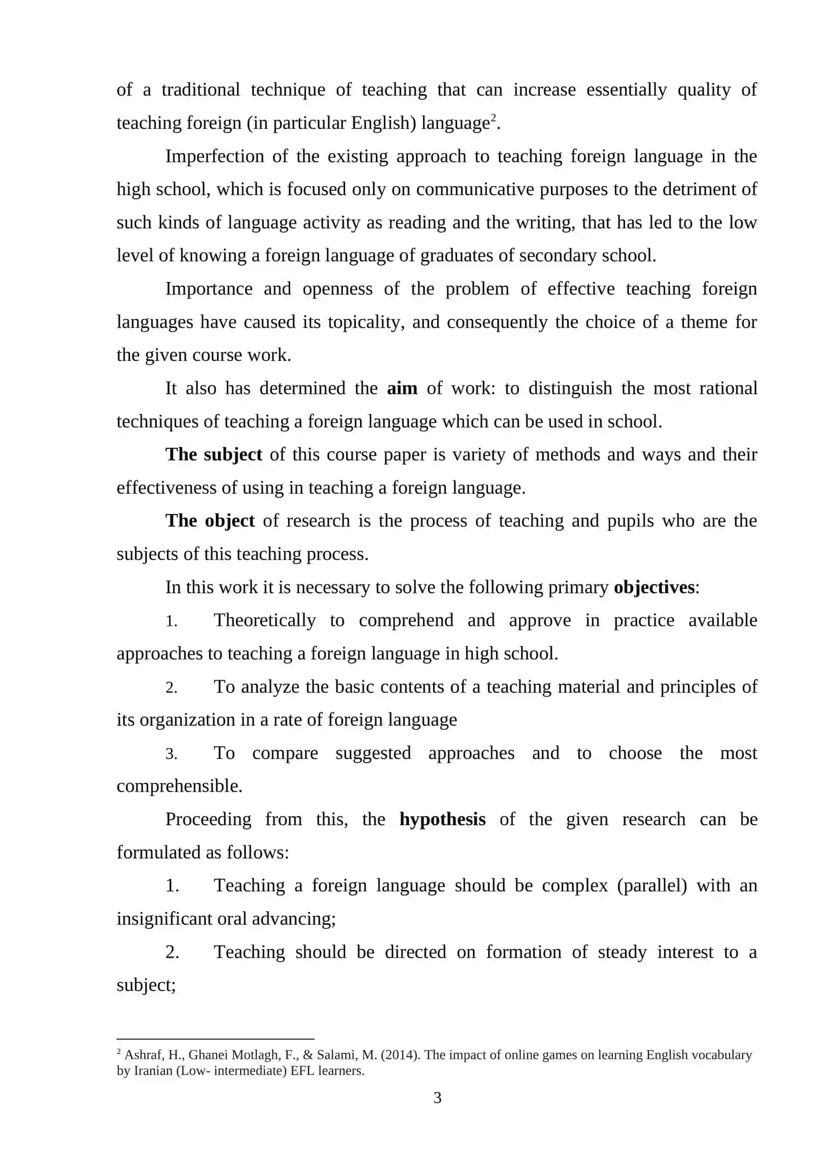 THE ROLE OF INTERACTIVE METHODS IN DEVELOPING STRATEGIC COMPETENCE OF PUPILS (IN THE EXAMPLE OF A1 LEVEL) 3