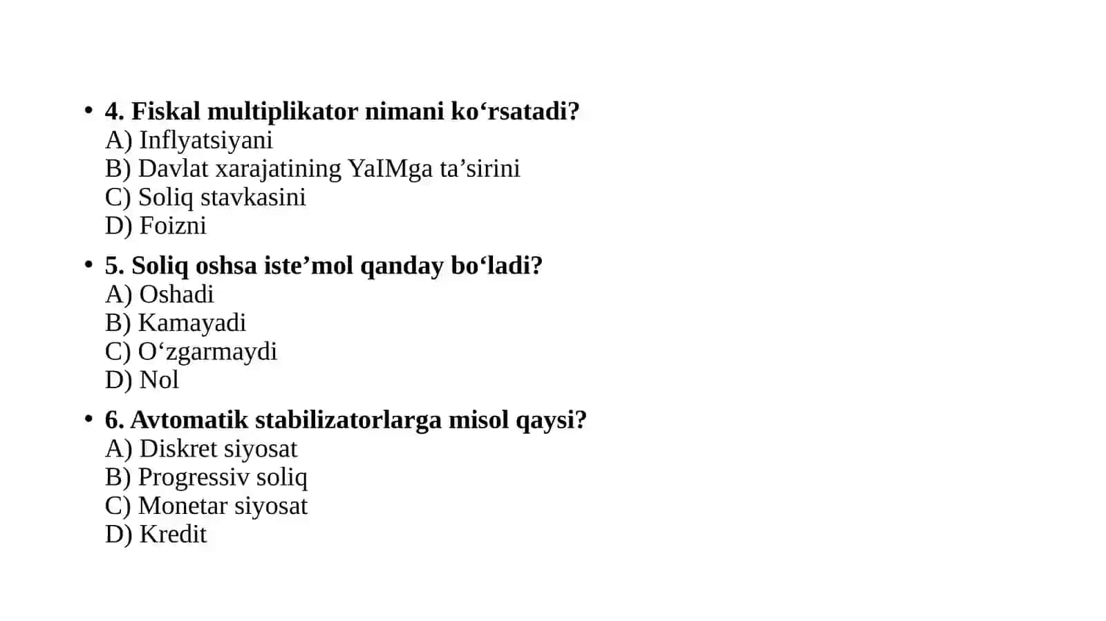 Fiskal hisoblar va ularning tahlili 3