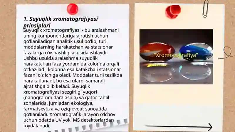Suyuqlik xromatografiyasi 3