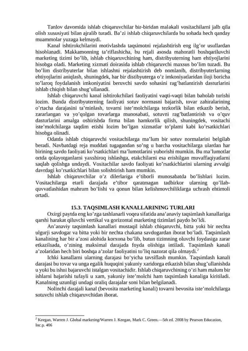 Taqsimlash kanallari 3