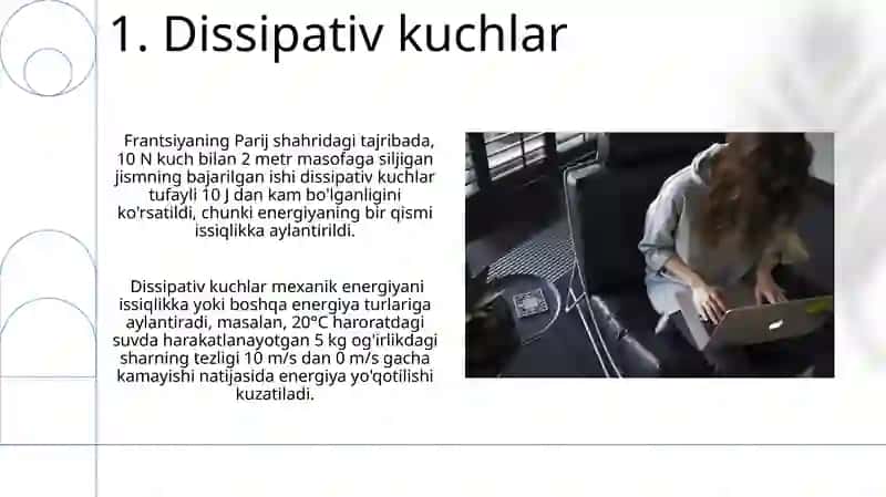 Dissipativ Kuchlar 3