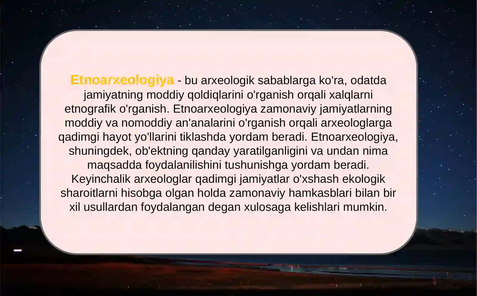 Etnoarxeologiyaning zamonaviy muammolari 3