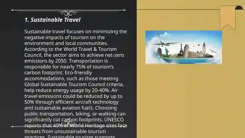 Sustainable Travel 3