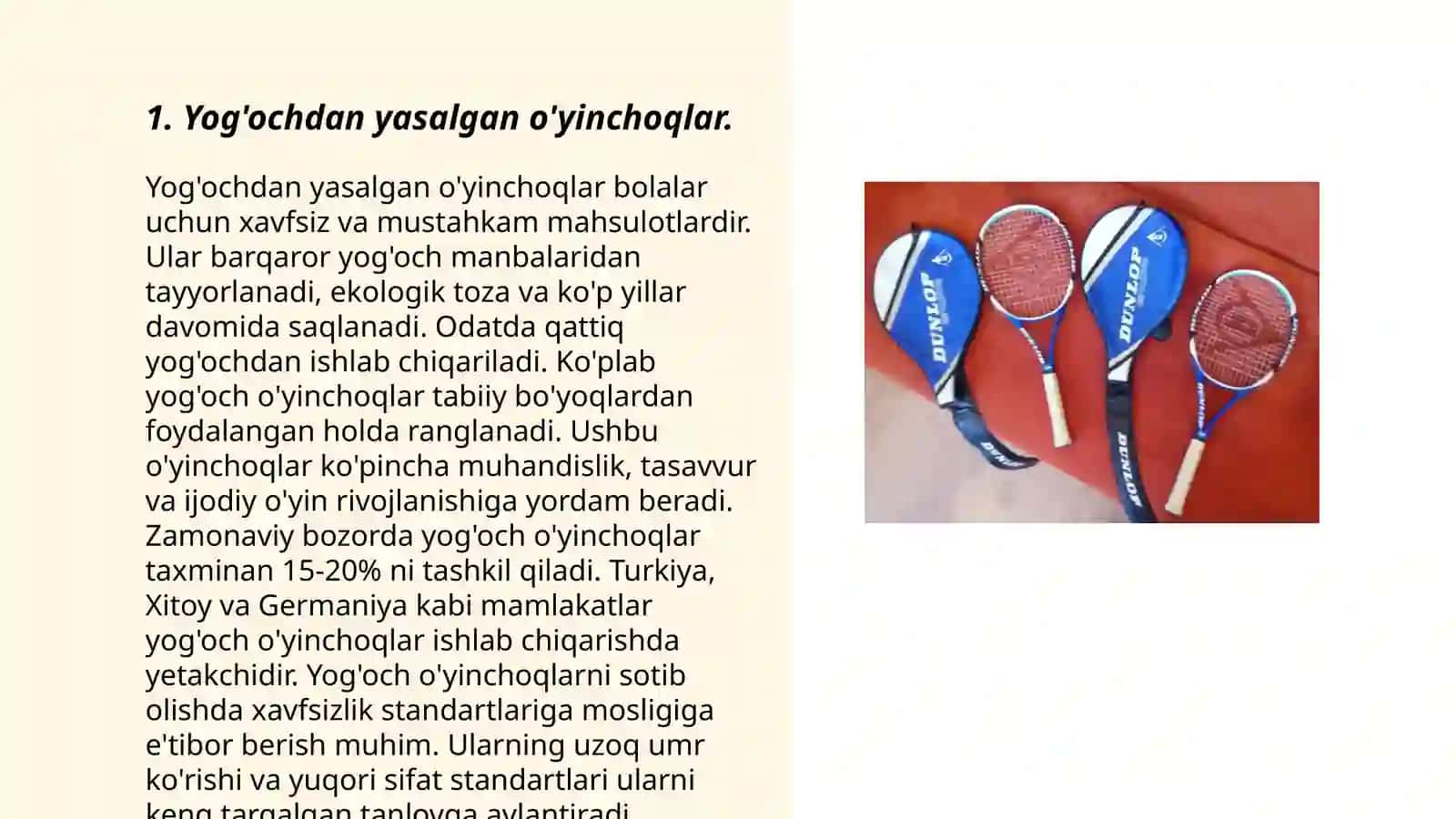 Yog'ochdan yasalgan o'yinchoqlar 3