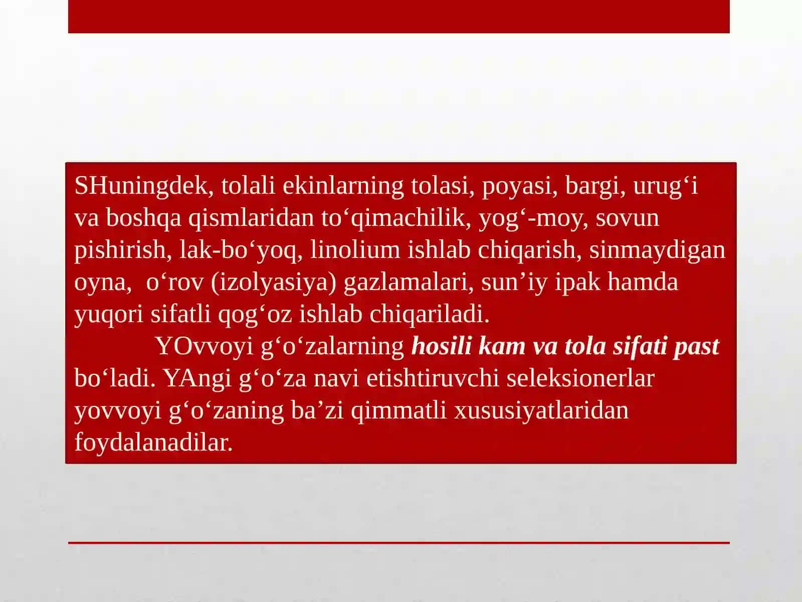 Tolali texnika ekinlari 3