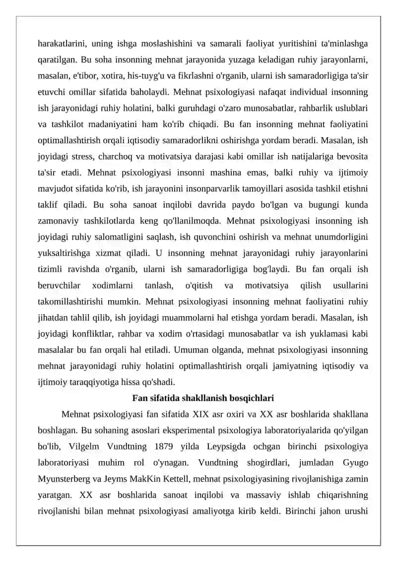 Mehnat psixologiyasi va ergonomika 3