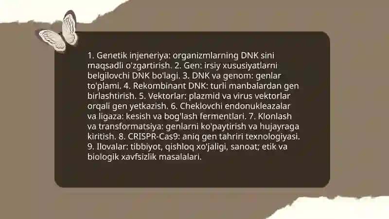Ginetik injeneriy va biotexnologiya. 3