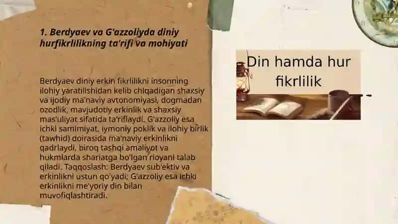 Din va hurfikrlilik 3