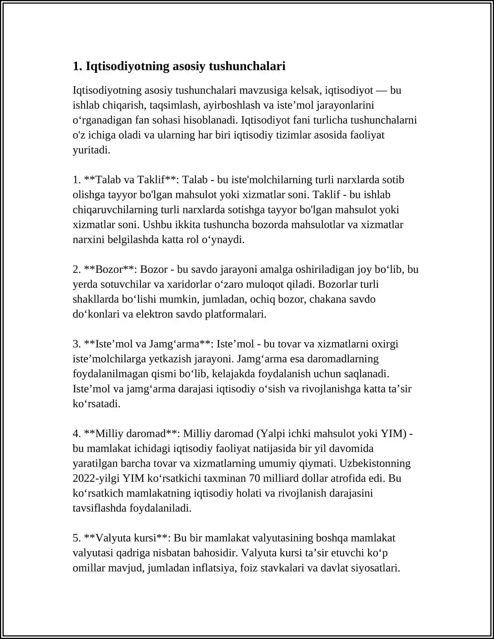 IQTISODIYOTGA KIRISH 3