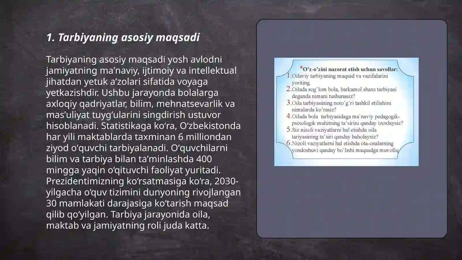 Tarbiyaning maqsad va vazifalari 3