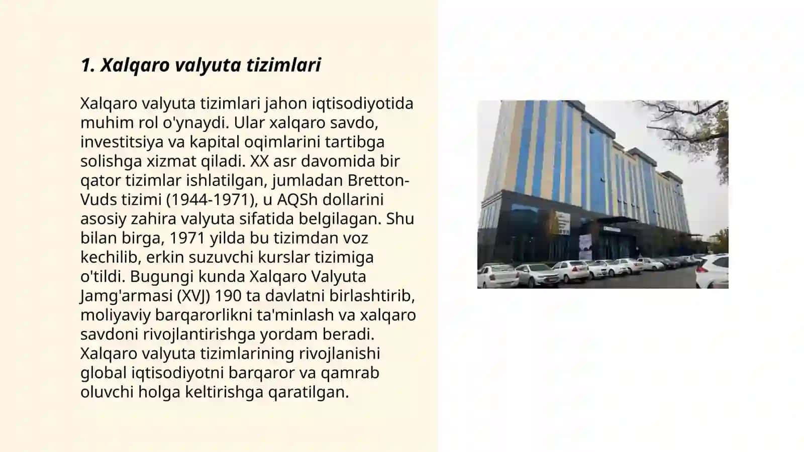 Xalqaro valyutaning Xalqaro savdoda o'rni 3